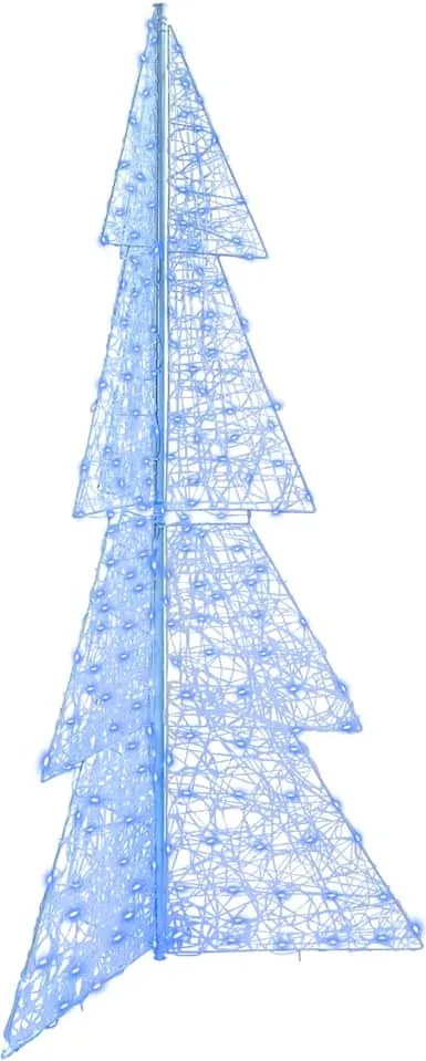 vidaXL Karácsonyfa 240 LED-del Kék 180 cm Akril