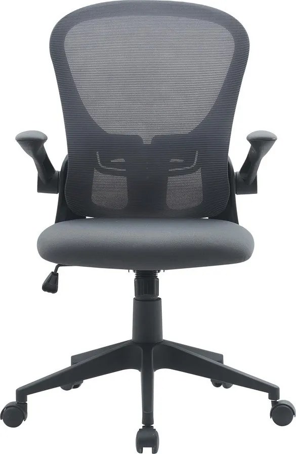 Szürke kárpitozott irodai szék Kempton – Yes Everyday