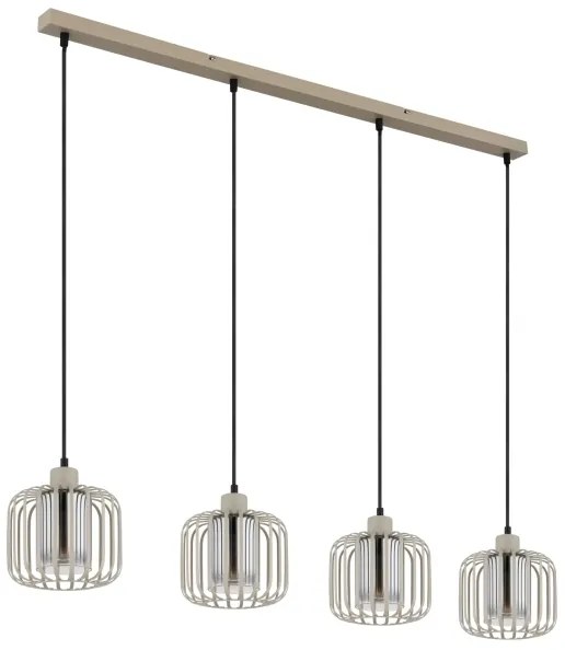 Globo 15758-4H - Kábeles csillár ALFRED 4xE27/40W/230V