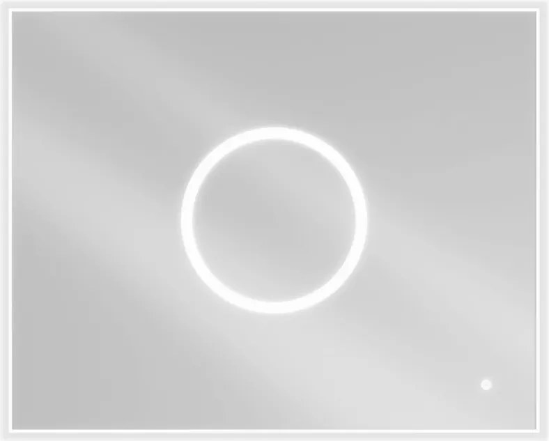 Mexen Koga 100 x 80 cm-es, LED 6000K, páramentes fürdőszobai tükör - 9821-100-080-611-00