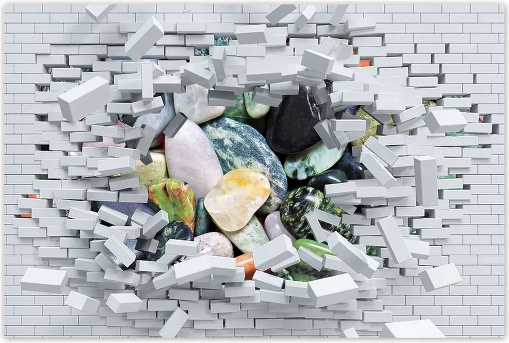 Poszterek 90x60 Színes kövek