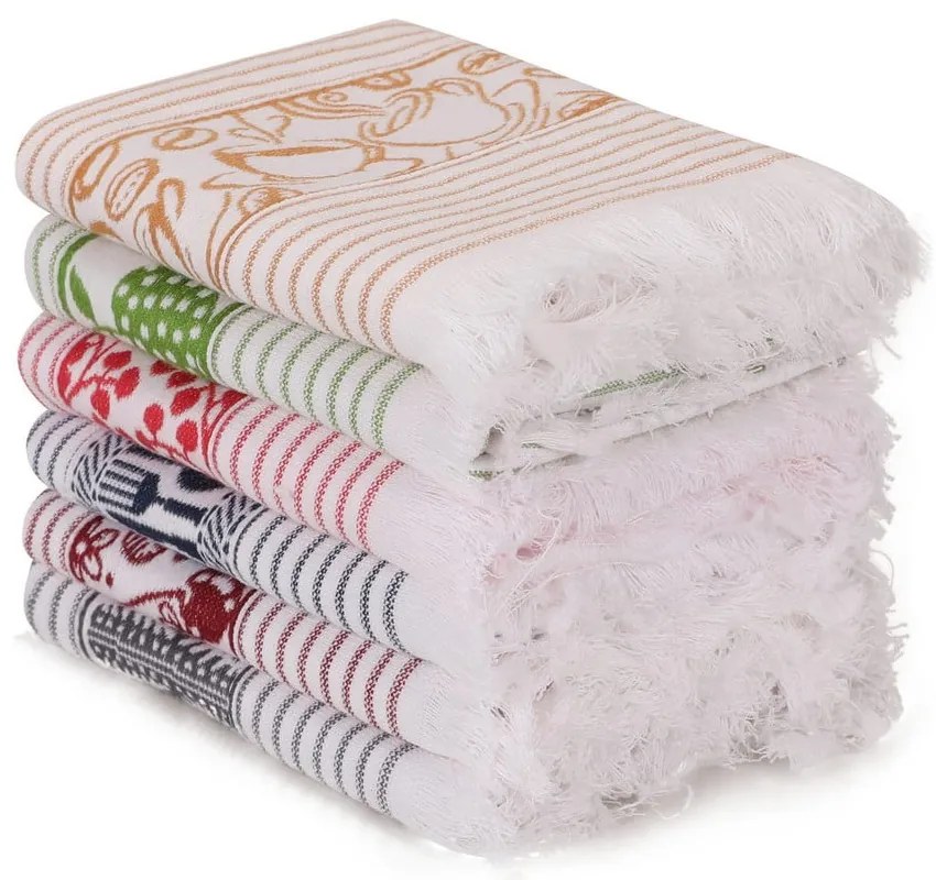 Pamut konyharuha szett 6 db-os 40x60 cm Pecete – Foutastic