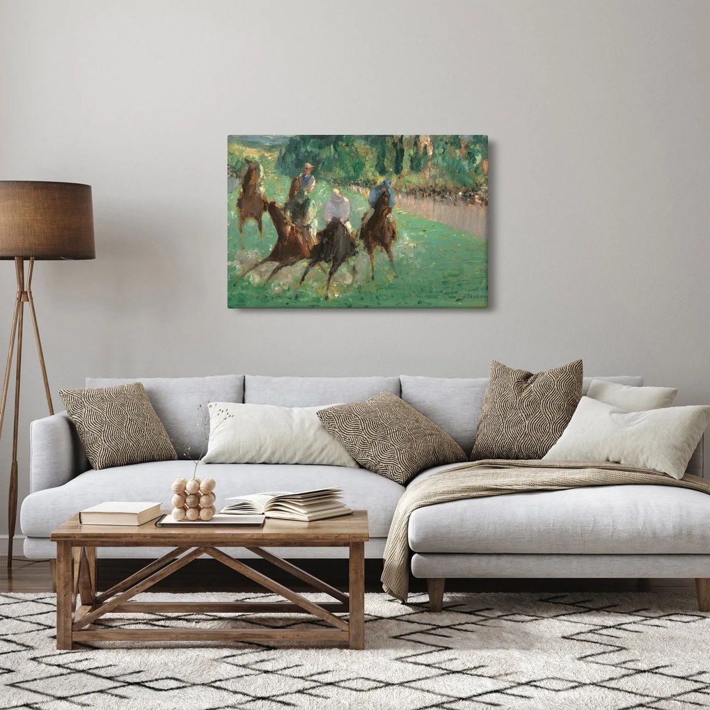Kép - Edouard Manet, At the Races, reprodukciók (90x60 cm)