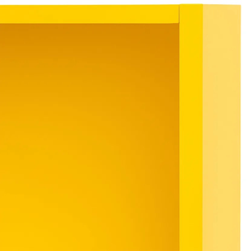 Boxie nyitott fali szekrény 40x40x27 cm sárga