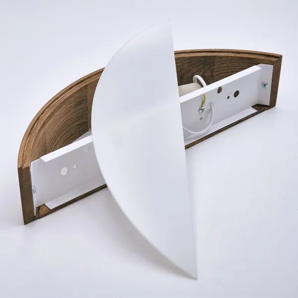 Brilagi - LED fali lámpa CARVALHO 1xE27/60W/230V tölgy cseresznye