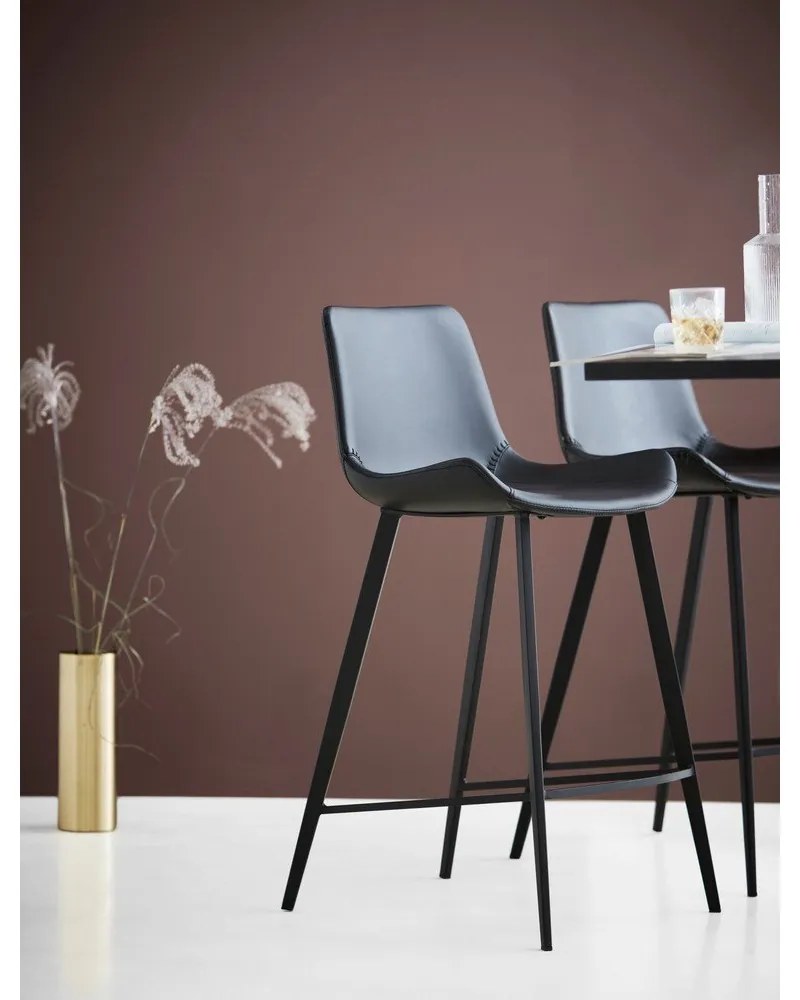 Hype fekete műbőr bárszék - DAN-FORM Denmark