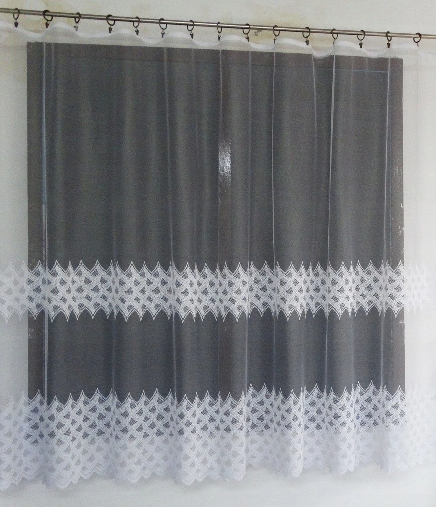 Mg Függöny jacquard 618/334 200x160cm kész, M szalaggal