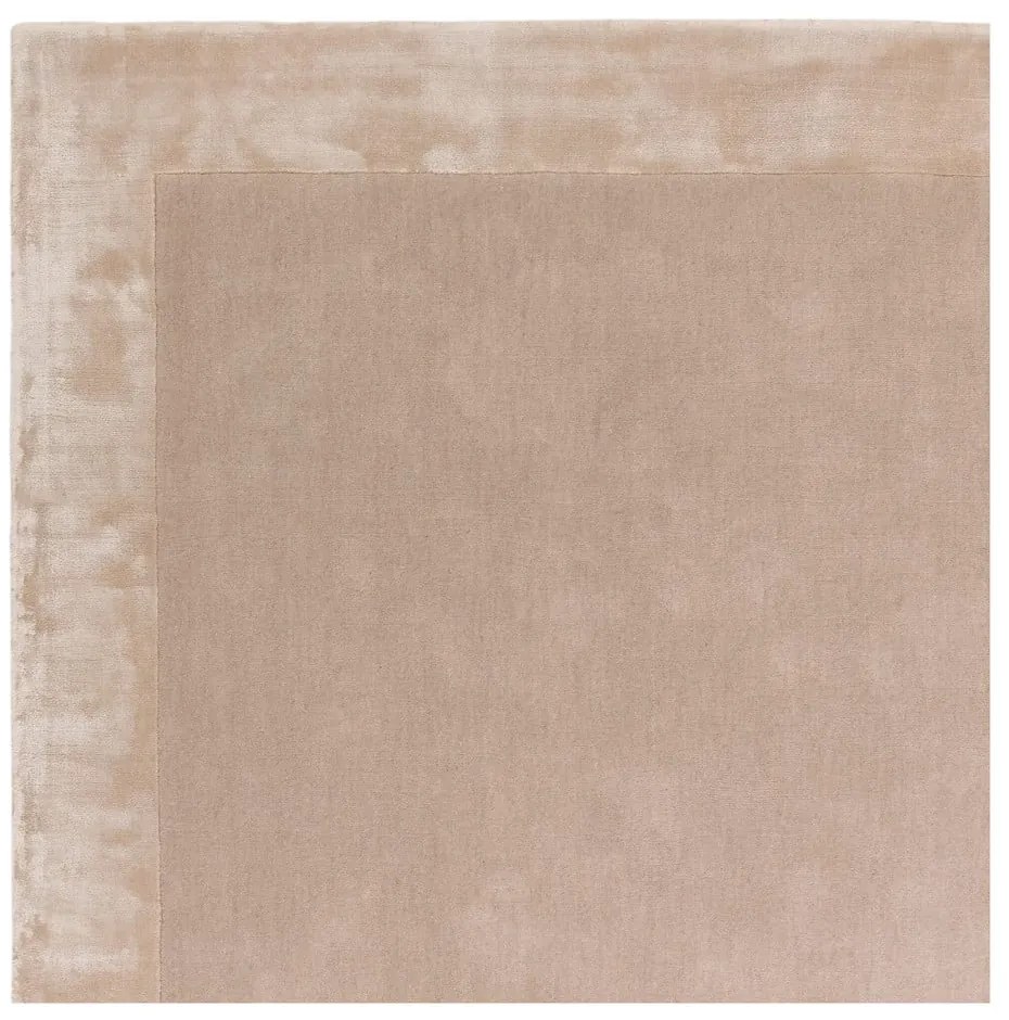 Bézs kézi szövésű gyapjú keverék szőnyeg 120x170 cm Ascot – Asiatic Carpets