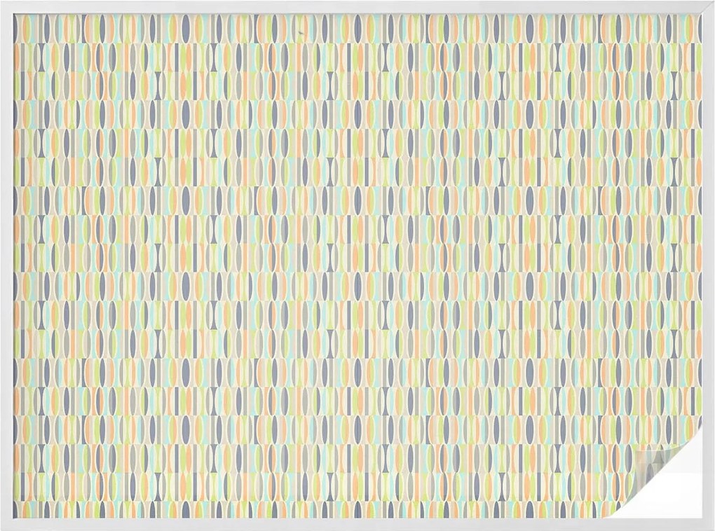 Öntapadós adatvédelmi fólia szélvédőre Ovális minták 200x146 cm