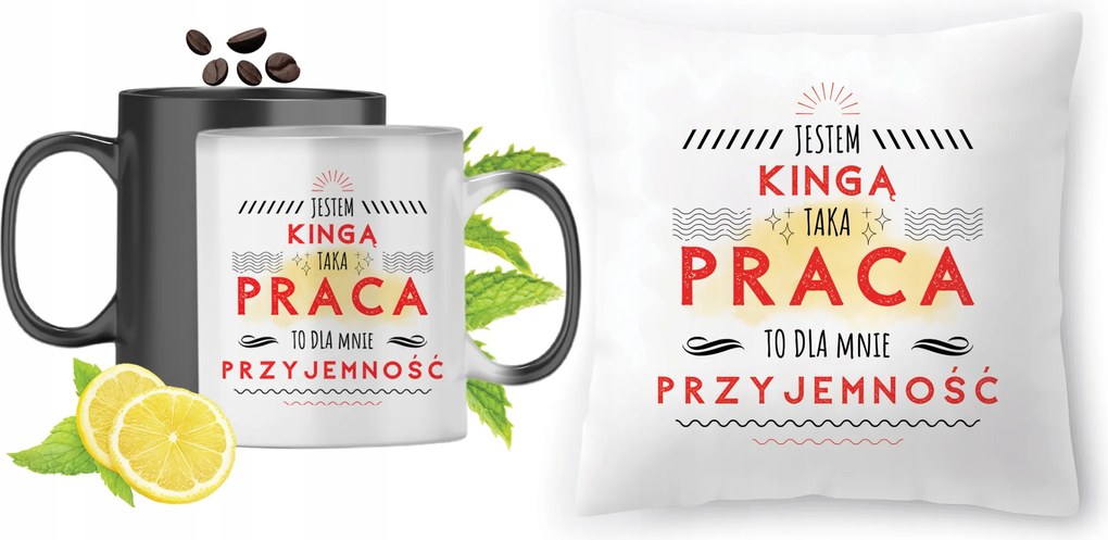 Kinga Mágikus bögre fényképes nyomott mintás párna szett