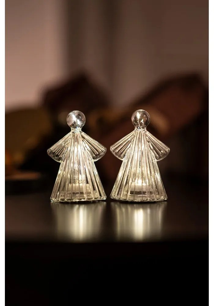 Fénydekoráció készlet 2 db-os ø 6,5 cm Alberte – Sirius