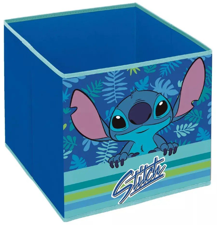 Disney Lilo és Stitch, A csillagkutya Leaf játéktároló 31×31×31 cm