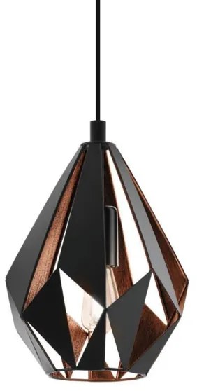 Eglo 49997 - Csillár zsinóron CARLTON 1xE27/60W/230V