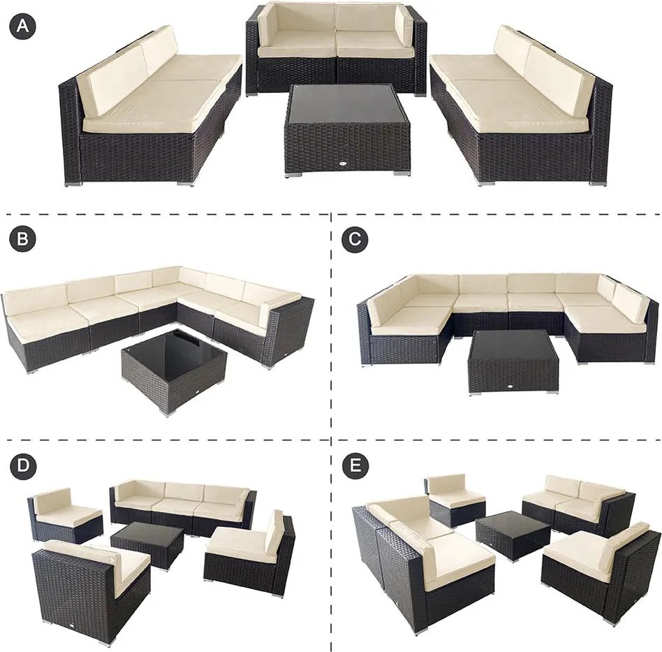 Avenberg CASA Kerti sarokgarnitúra