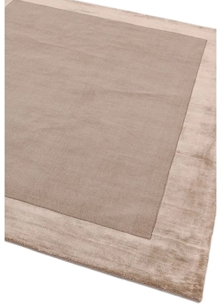 Világosbarna kézi szövésű gyapjú keverék szőnyeg 160x230 cm Ascot – Asiatic Carpets