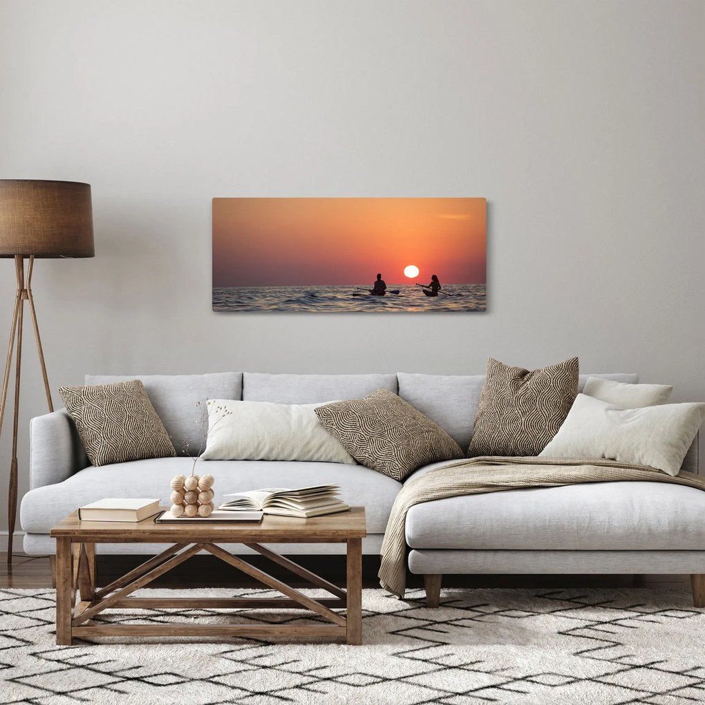 Kenuzók képe naplementekor (120x50 cm)