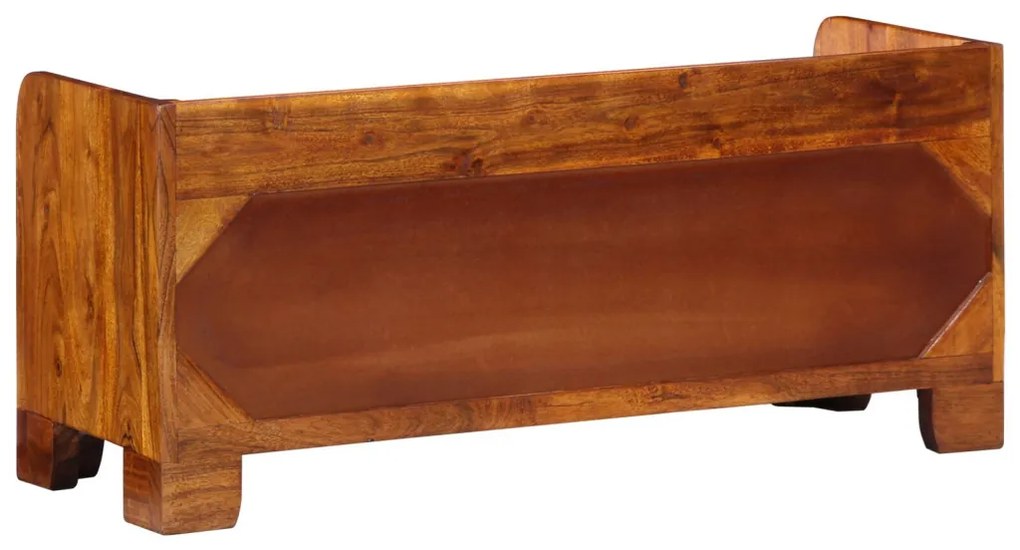 Cipőpad 90x35x40 cm Tömör Akácia