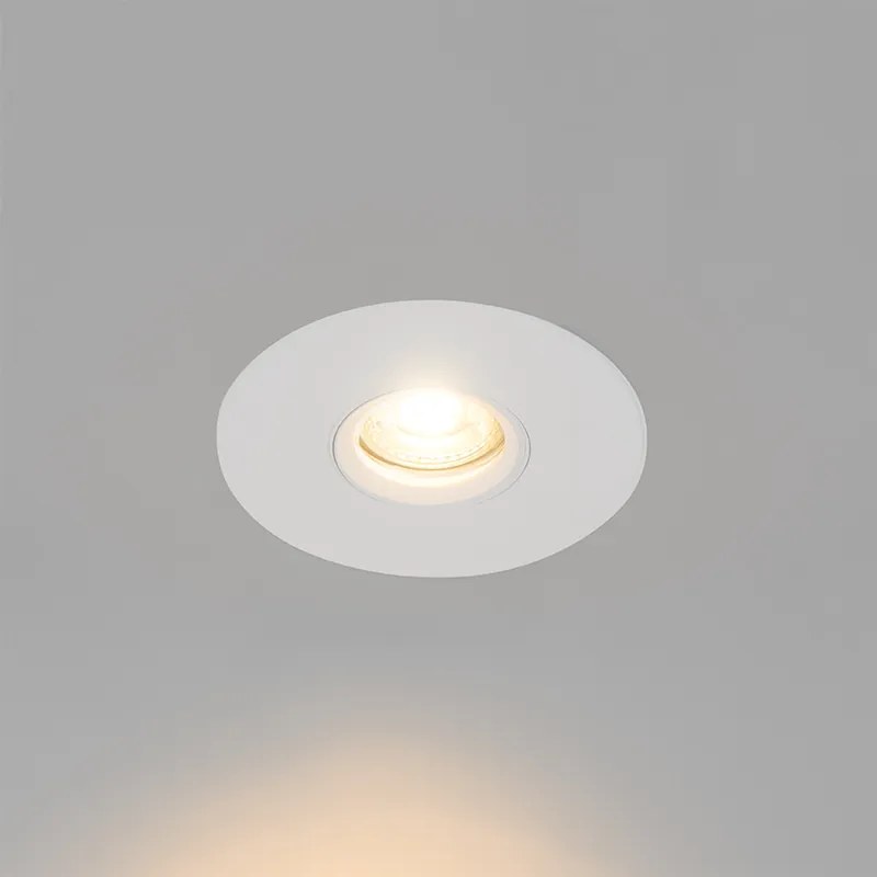 Modern beépített spotlámpa fehér 12 cm - Buco