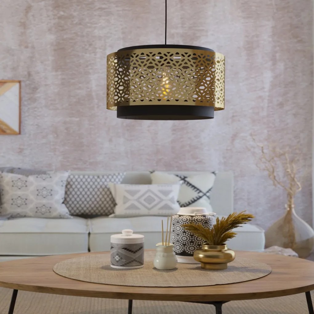 EGLO 43981 SANDBACH Egyágú Függesztett Lámpa Fém E27 IP20