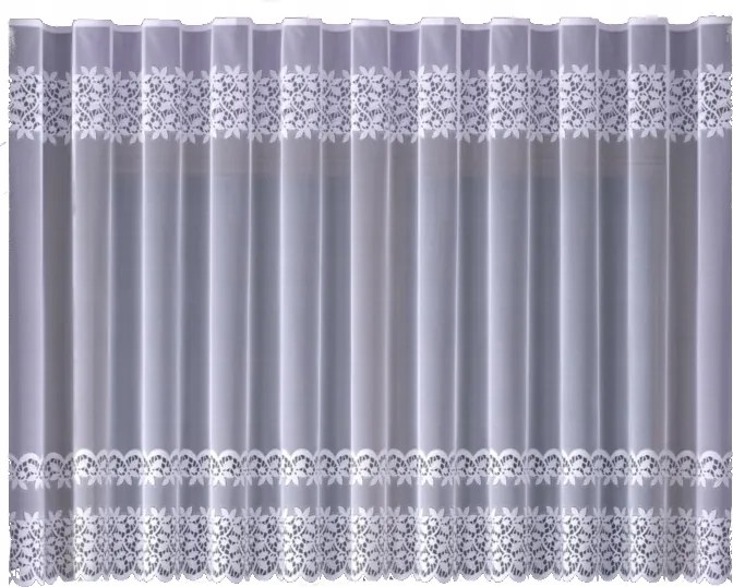 Elegáns Kész Erkélyfüggöny Szalaggal 500x150