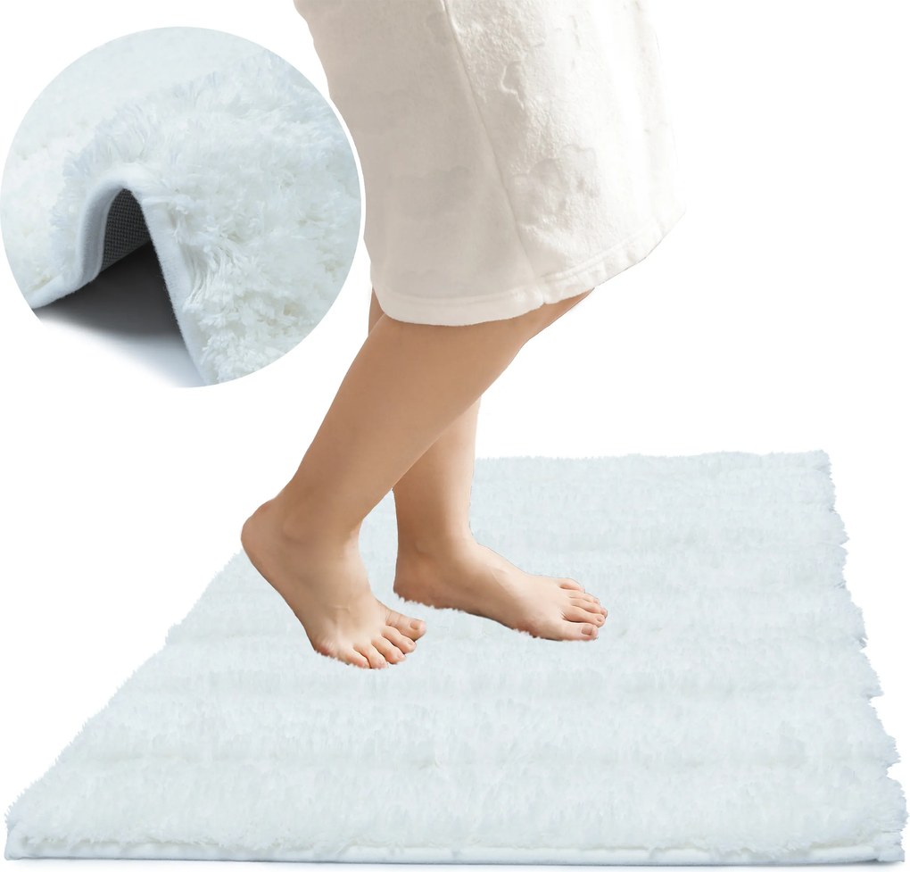 Fürdőszobaszőnyeg Shaggy Puha 60x90cm