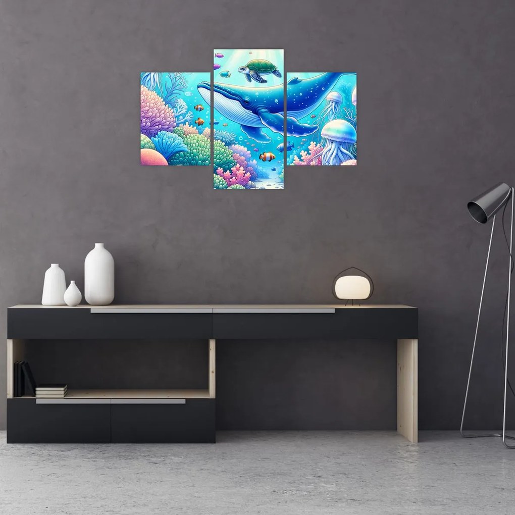 Kép – Víz alatti világ (90x60 cm)