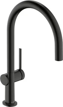 Hansgrohe Talis mosogató csaptelep forgó karral csiszolt fekete króm 72804340