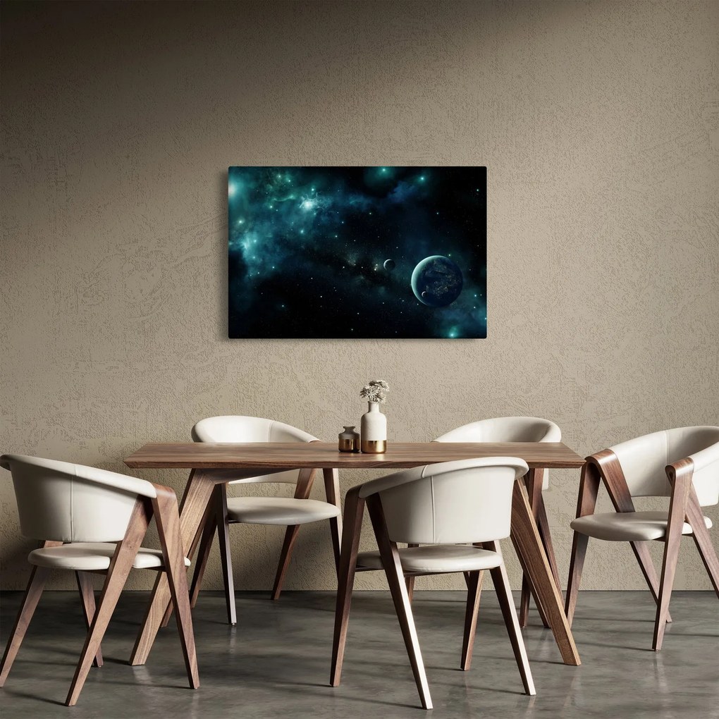 Kép - Élet az űrben (90x60 cm)