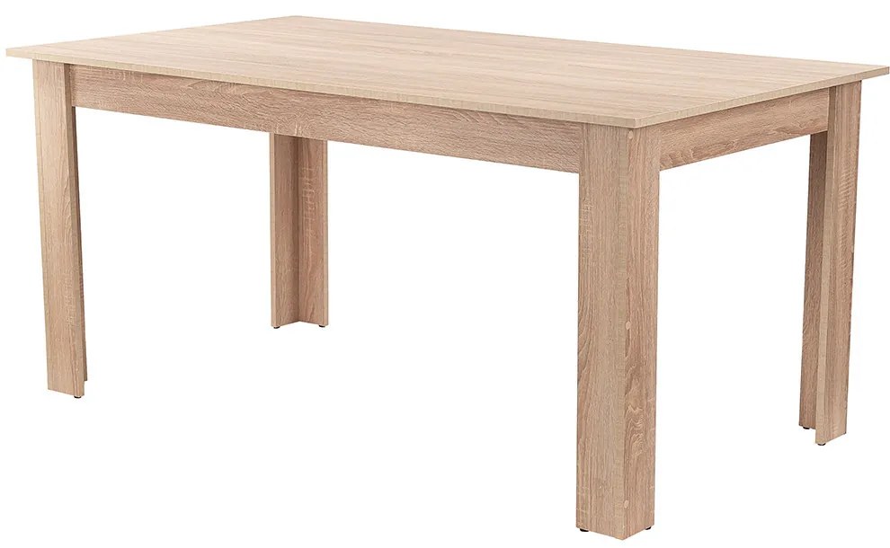 Yorki Standard étkezőasztal 160x90 cm sonoma tölgy