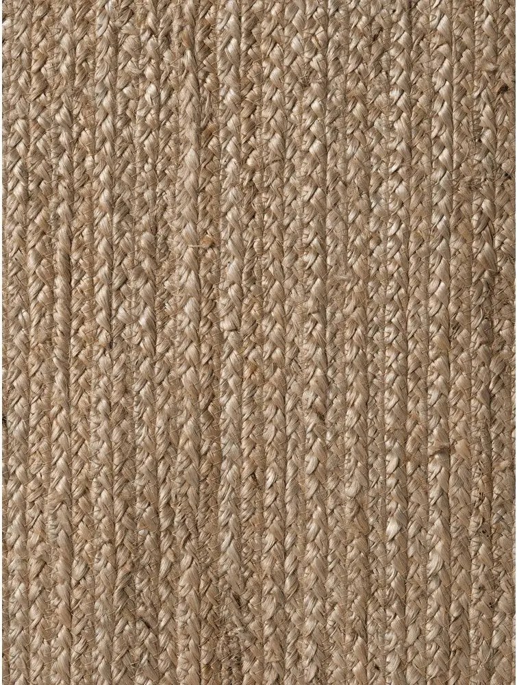 Sötét natúr színű kétoldalas-kézi szövésű juta szőnyeg 160x230 cm Braided – Hanse Home