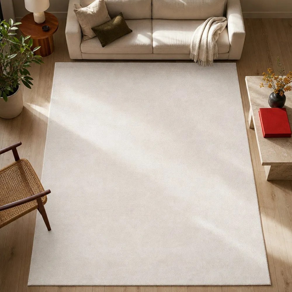 Krémszínű szőnyeg 240x330 cm Montana Liso – Universal