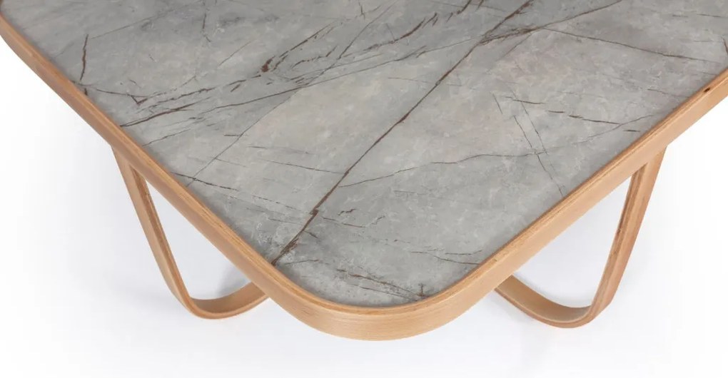 Hisar 90 - Oak, Grey Marble