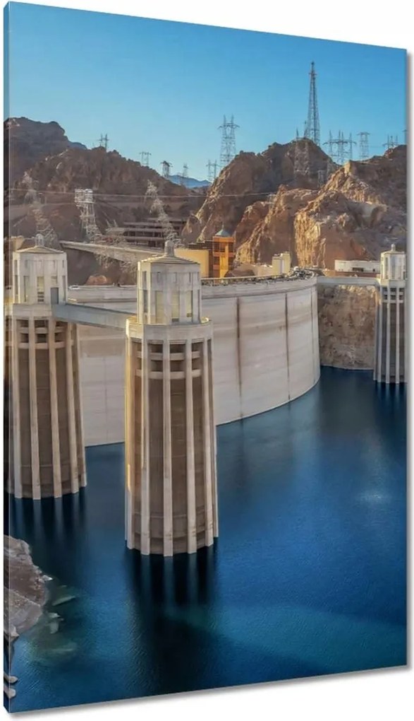 Festmények 80x120 Gát Tájkép