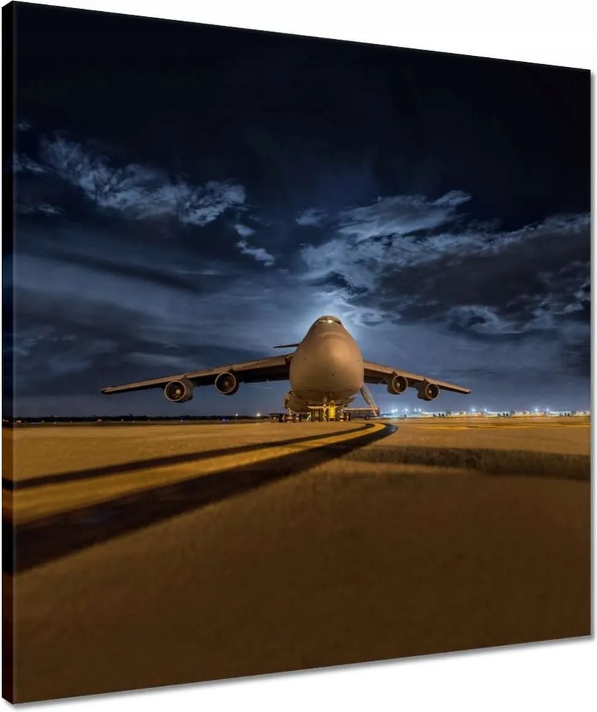 Vászonkép 50x50 Nagy repülőgép repülőtér