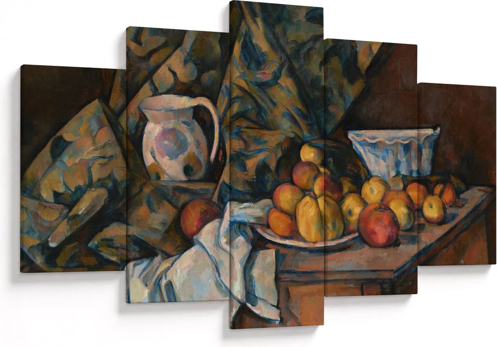Kép - Paul Cézanne, Still Life with Apples and Peaches, reprodukciók (150x105 cm)