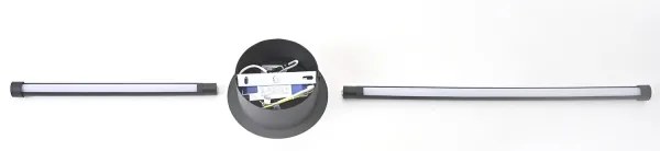 Brilagi - LED Fali lámpa LUGO DUE LED/9W/230V fekete