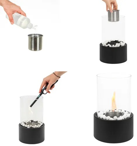 Füstmentes, szabadon álló biokandalló házba és teraszra - KAMINER 00026300