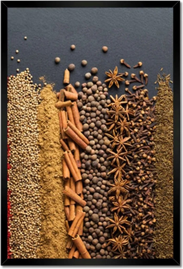 Poszterek keretben 40x60 Színes fűszer szett