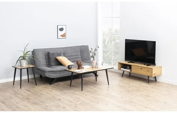 Kinyitható kétszemélyes AIRI kanapé, szürke