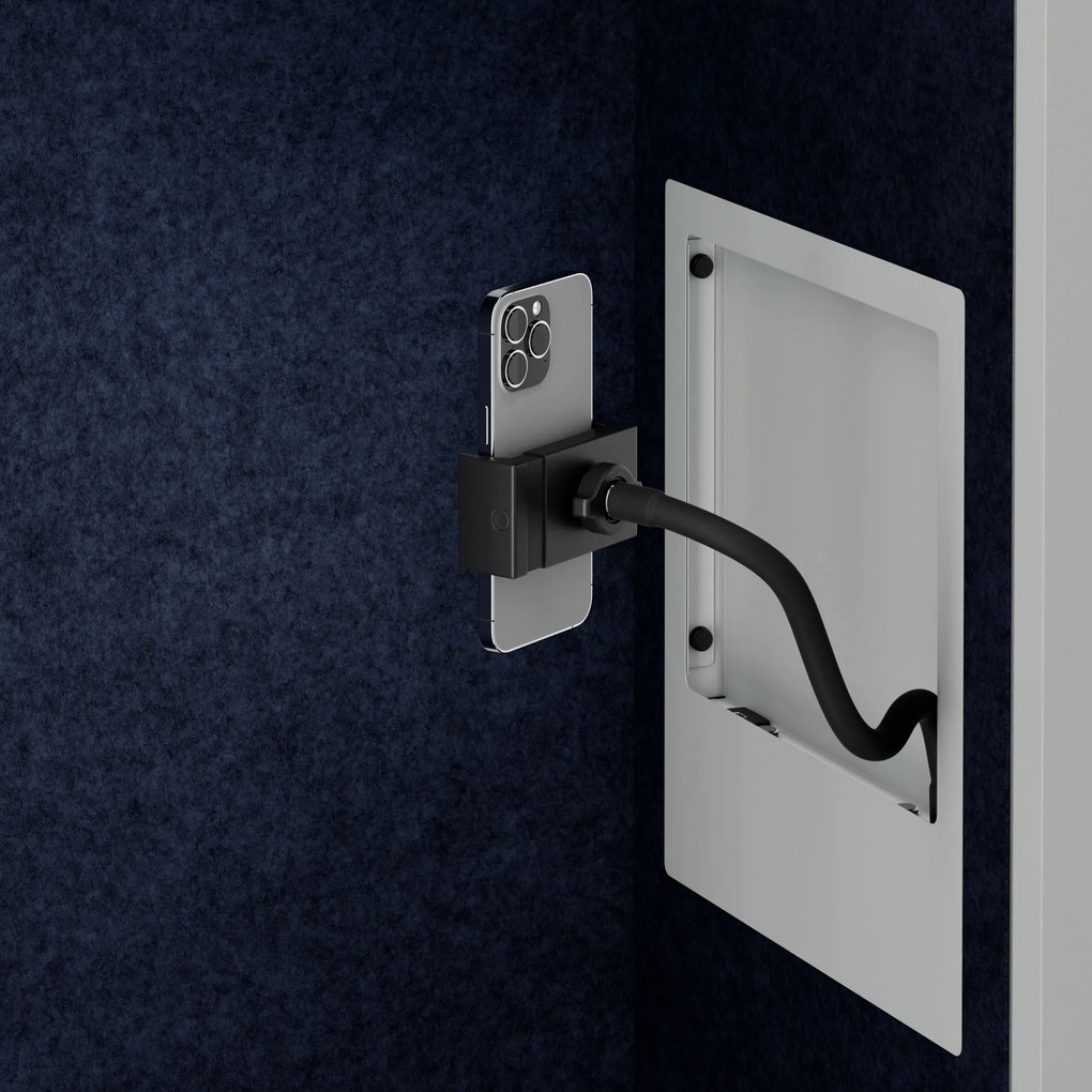 Sally 600mm korpus Szary - siedzisko Granatowy