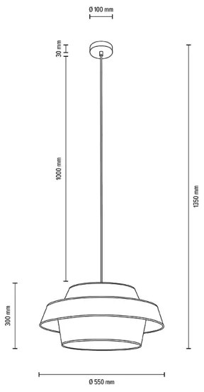 Spot-Light 150099104 - PRETO GOLD lógcsillár 1xE27/60W/230V