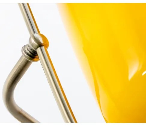 Brilagi - BANK OFFICE asztali lámpa 1xE27/60W/230V réz/narancs