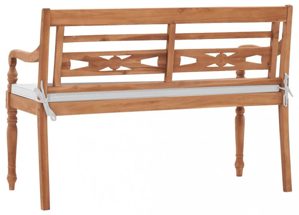 tíkfa Batavia pad párnákkal 120 cm