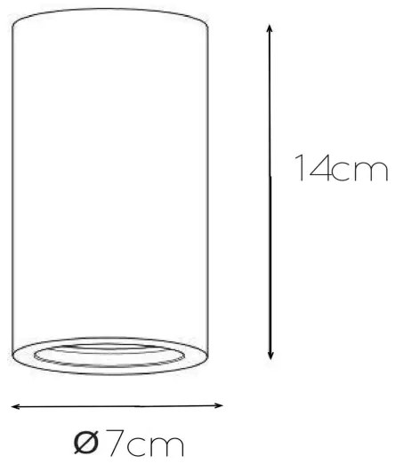 Lucide 35100/14/31 - Mennyezeti lámpa GIPSY 1xGU10/35W/230V