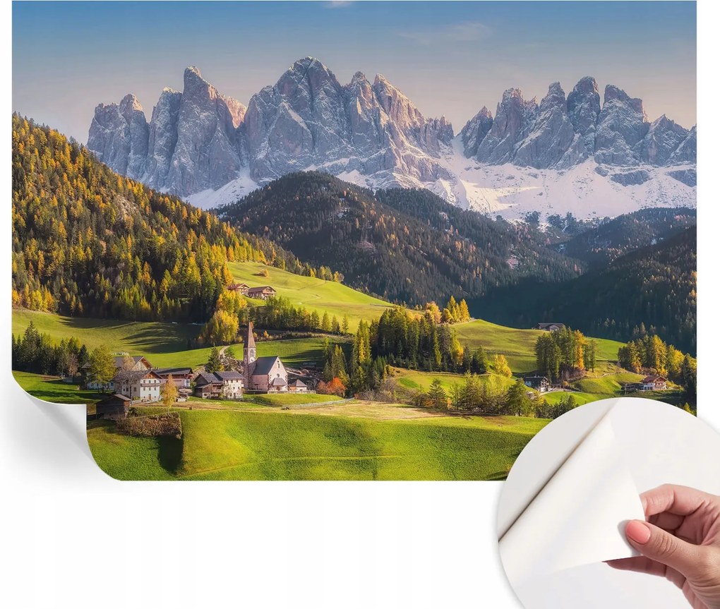 Modern öntapadós fotótapéta falra Hegyi tájkép 312x219 cm