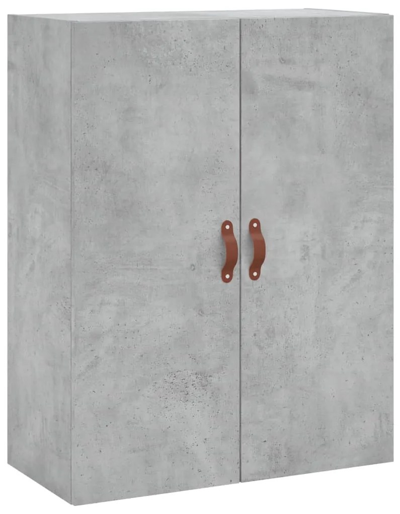 betonszürke fali szekrény 69,5x34x90 cm