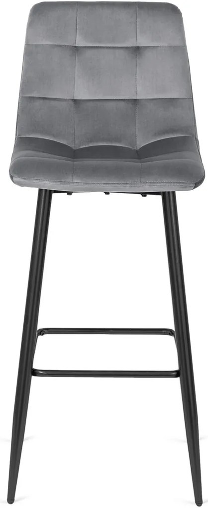 Szürke Bársony Bárszék. CLAUS