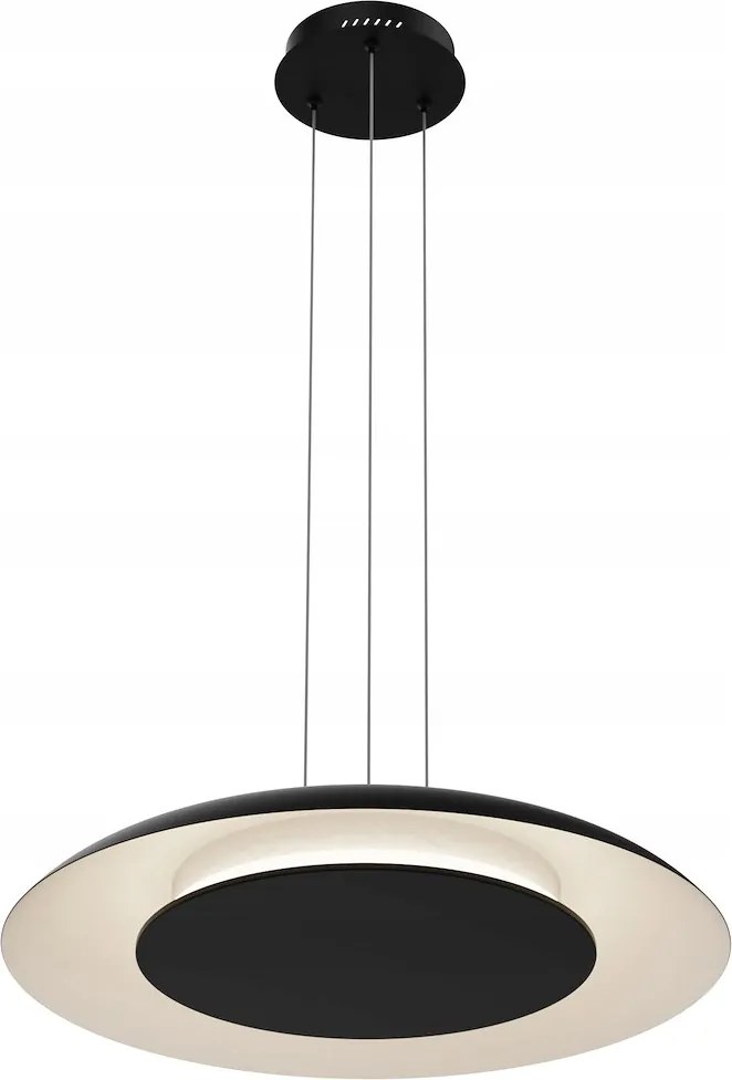 Piattino Függőlámpa Fekete 30W Led 3000K-4000k-6000K