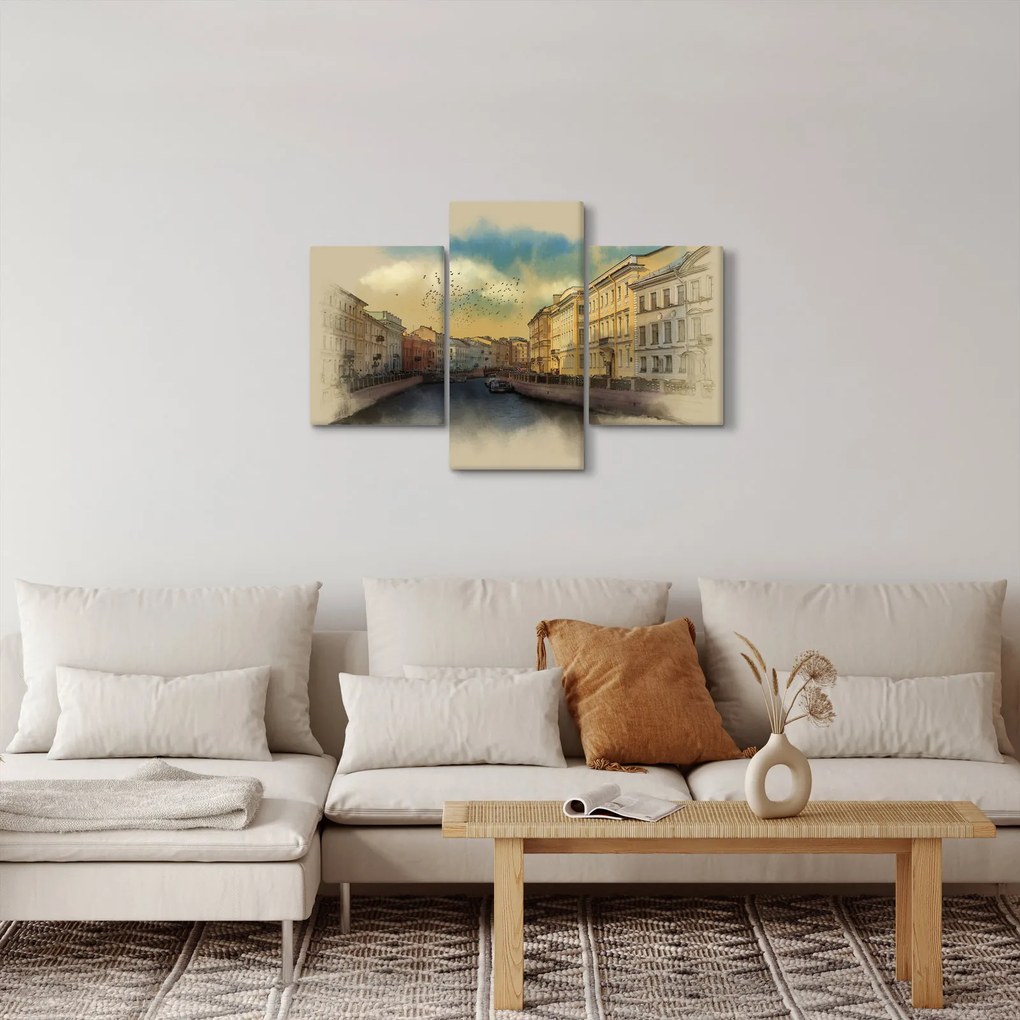 Kép - Moyka, folyó, St. Petersburg, Oroszország (90x60 cm)
