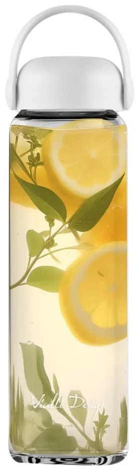 Fehér üveg ivópalack 540 ml Fuori – Vialli Design